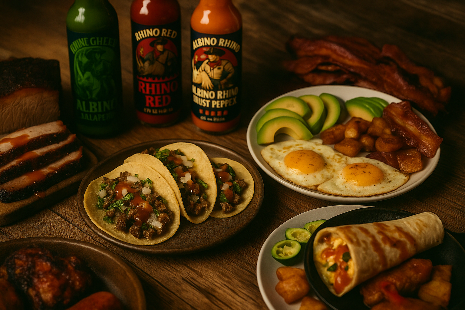 The Herd 3-Pack – RhinoSaucerous Hot Sauce Trio
